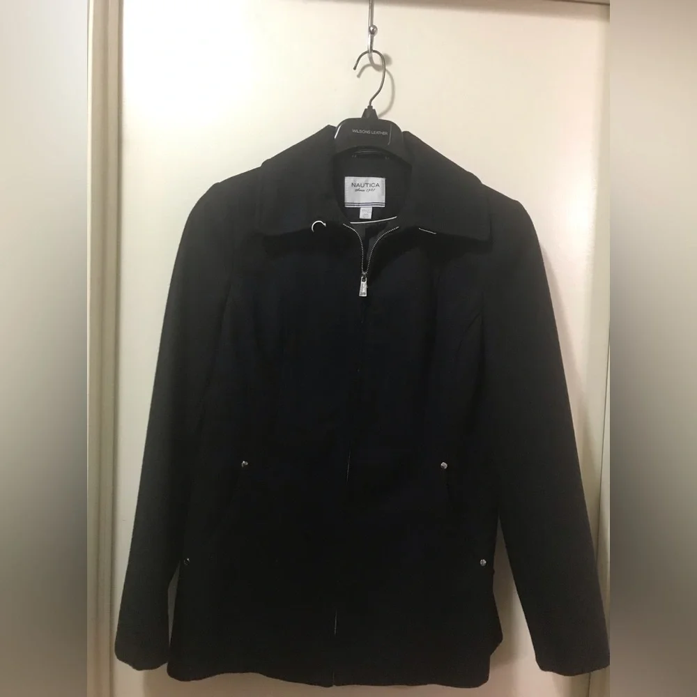 NWOT Nautica Wool Coat - Picture 1 of 5